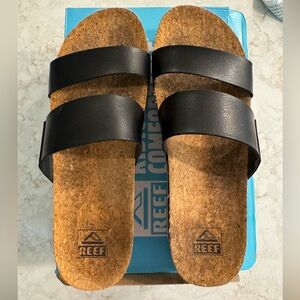 Reef Cushion Vista High Sandals Black Size 10